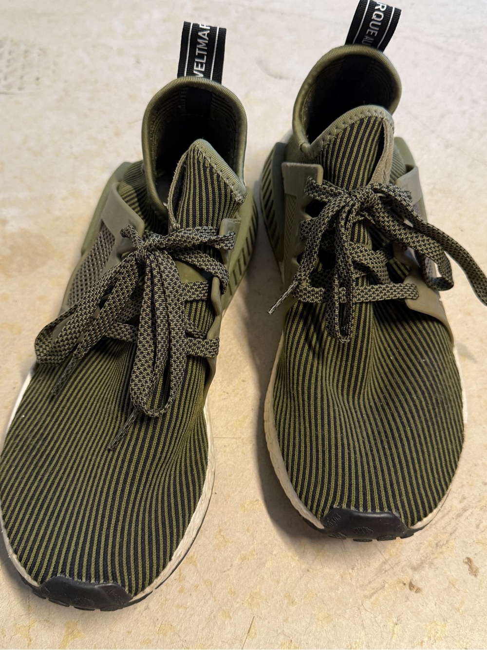 adidas Olive Green Athletic Sneakers